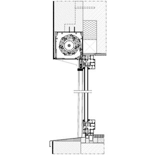 Vorbaurollladen SAR SP-E 180 Einbaubeispiel mit Laibung