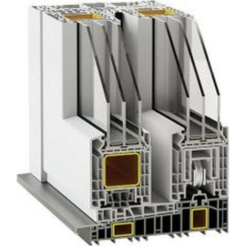 Hebeschiebetür Vorteile Decco HST 100 Standard Profilschnitt