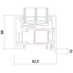 2212 - Anschlussprofil 10 mm