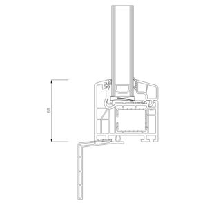 7788- Fensterbankprofil-37mm-66mm