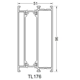 Aliplast TL176 - Rahmenverbreiterung 96mm