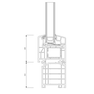 8390- Basisprofil 60mm-64 mm-4k