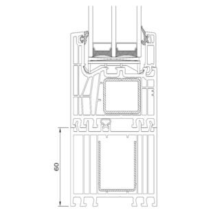 Drutex Iglo Edge - 70101 - Rahmenverbreiterung 60mm