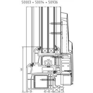 Drutex Iglo Light Parallel-Schiebe-Kipp-Tür PSK-Tür unten 50003 50014 50936