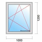 Fenstermaß 1000x1200mm