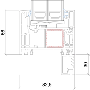 3206 - Anschlussprofil 30mm