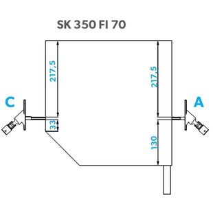 Rolltor-Kasten PST SK mit Kastenhöhe 350mm