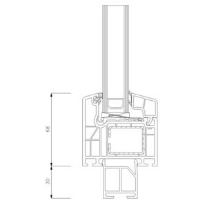 8674 - Basis- und Transportschutzprofil 30mm