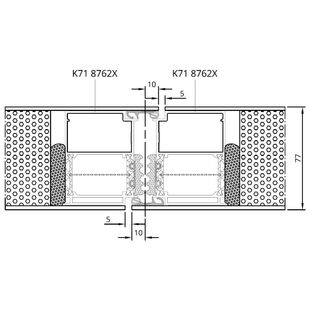 MB-86SI Tür Stulp nach innen mit Aufsatzfüllung Detail