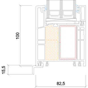 2230 - Anschlussprofil 15.5mm