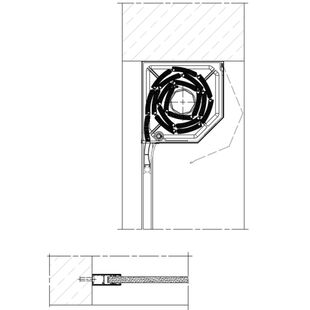 Rolltor BGR SK 250mm Einbaubeispiel 1 in der Laibung