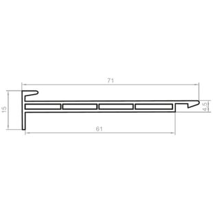 Aufsatzrollladen Adapterprofil RN 1 universal