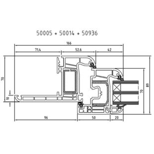 Drutex Iglo Light Renovationsrahmen 65mm mit Flügel 50005 50014 50936