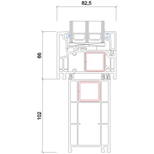 7288- Sockelprofil 102mm