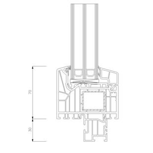 8441 - Basisprofil 30mm (Breite: 31mm)