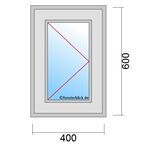 Fenstermaß 400x600mm