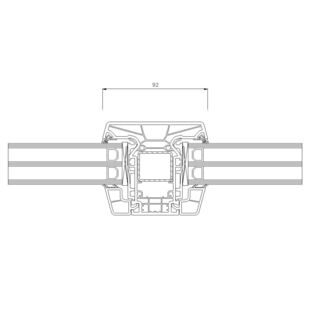 Schüco Living 82 MD  Pfosten- 92mm- 9465