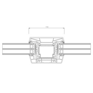 Schüco Living 82 MD Pfosten-112mm - 9466