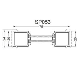 Aliplast SP053 - Kopplung 20mm