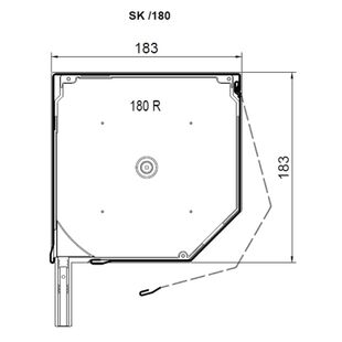 Vorbaurollladen SAR SK mit Kastenhöhe 180mm