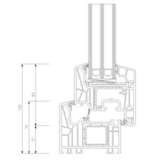Detailzeichnungen Kunststofffenster Schüco Living 82 MD