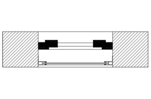 Vorbaurollladen Führungsschiene Position Anschlag