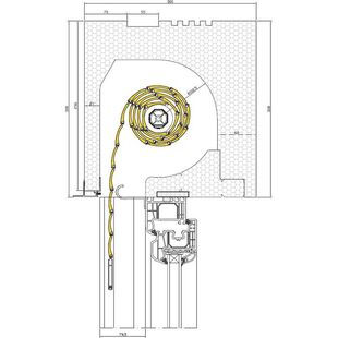 Aufsatzrollladen Drutex RS Styropor 300mm mit Iglo 5 Fenster Revision Außen