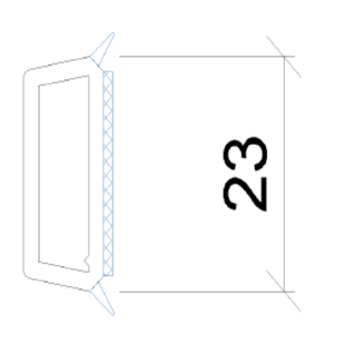 3196 - aufgesetzte Sprossen - 23mm