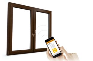 Smart Window mit Fenstermotor-Öffnung