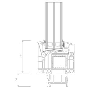 8479 - Basisprofil 30mm (Breite: 45mm)