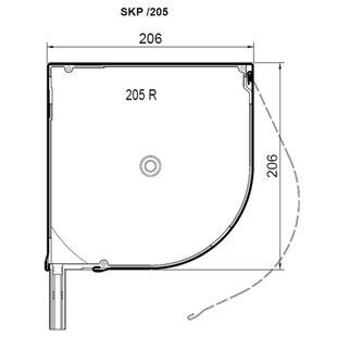 Vorbaurollladen SAR SKP mit Kastenhöhe 205mm