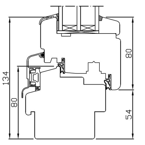 Holzfensterprofil Softline-88