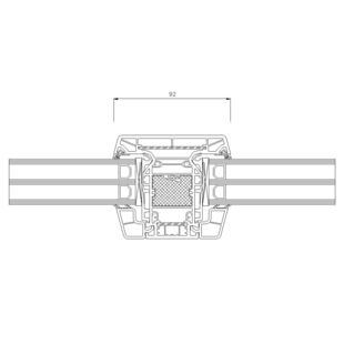 Schüco Living Alu Inside MD HI -pfosten-92mm- 9524