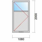 Haustür-Größe 1080x2000 mm