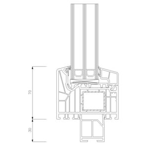 8674 - Basis- und Transportschutzprofil 30mm