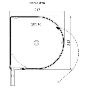 Vorbaurollladen SAR SKO-P mit Kastenhöhe 205mm