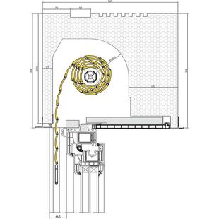 Aufsatzrollladen Drutex RS Styropor 365mm mit Iglo Energy Fenster Revision Innen