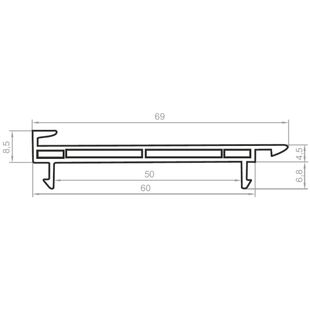 Aufsatzrollladen Adapterprofil RN 14