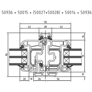 Drutex Iglo Light Stulpfenster ohne Beschlag 50015 50027 50028 50014