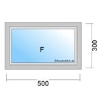 Fenstermaß 500x300mm