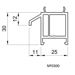 Salamander NP0300 - Fensterbankanschluss - 20x30mm
