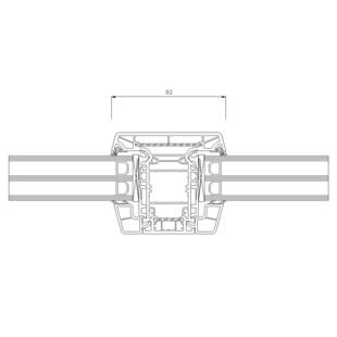 Schüco Living Alu Inside MD -pfosten-92mm- 9524