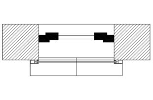 Vorbaurollladen Führungsschiene Position Mauerwerk