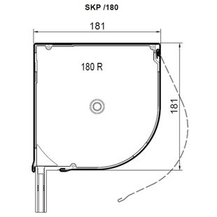 Vorbaurollladen SAR SKP mit Kastenhöhe 180mm