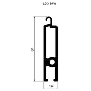 Rollladen Endleiste LDG 55/W