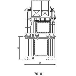 Drutex Iglo Energy Fenster mit Rahmenverbreiterung 60mm Stahlverstärkung 70101