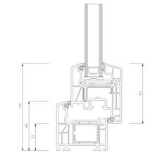 Detailzeichnungen Kunststofffenster Schüco CT-70