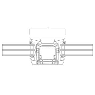 Schüco Living 82 MD Pfosten-112mm - 9466