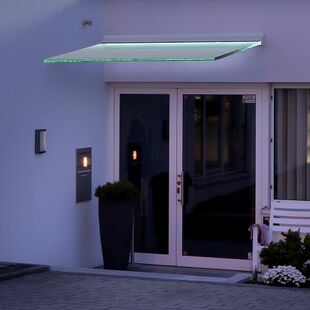 Vordach aus Glas Glassline CANOPY cloud LED