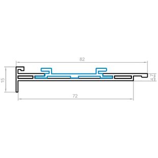 Aufsatzrollladen Adapterprofil RN 1-70 universal